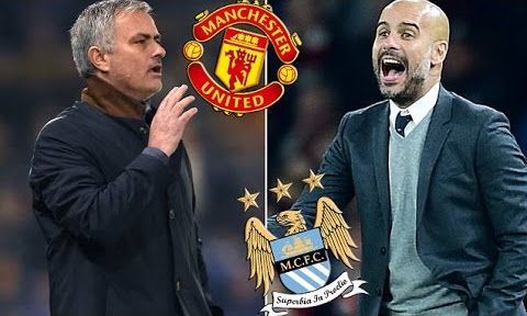 Boletos para derby de Manchester alcanzan los 950 euros - mourinho-guardiola
