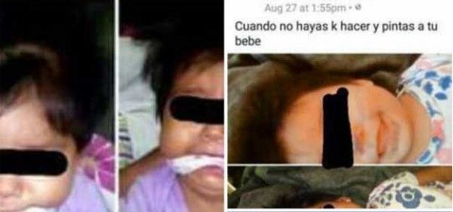 Rescatan a niña de 9 meses exhibida en redes sociales - niña-pronnif
