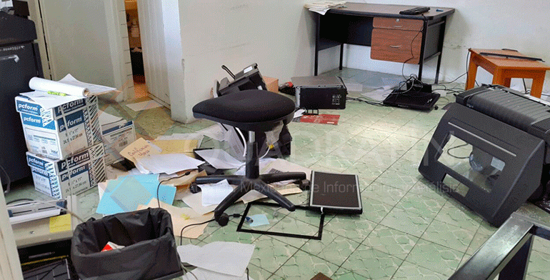IEEPO demandará a normalistas responsables de destrozos y robo - oficinasieepo_1-770x392