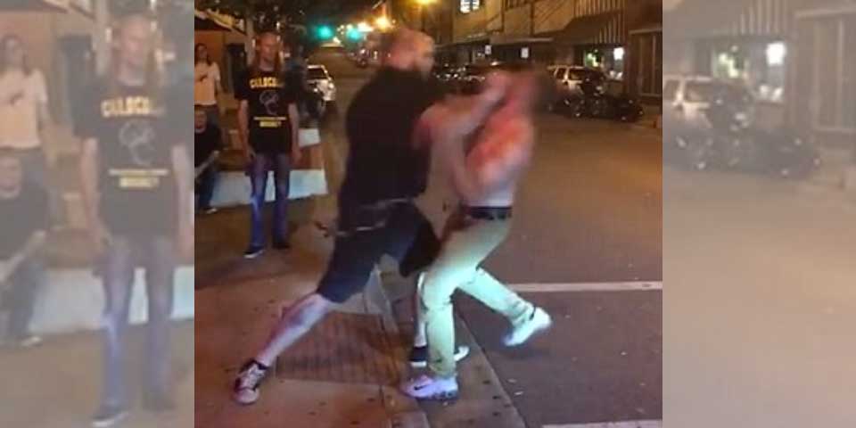 Video: peleador de MMA noquea a hombre ebrio