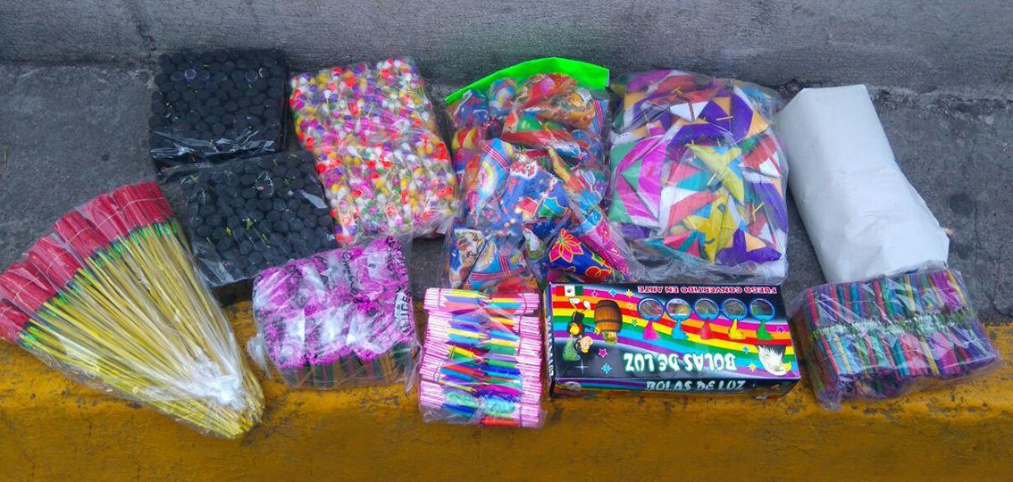 Aseguran 110 kilos de pirotecnia en paradero Indios Verdes - pirotecnia-3