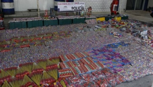 Decomisan cinco toneladas de pirotecnia en la colonia Morelos