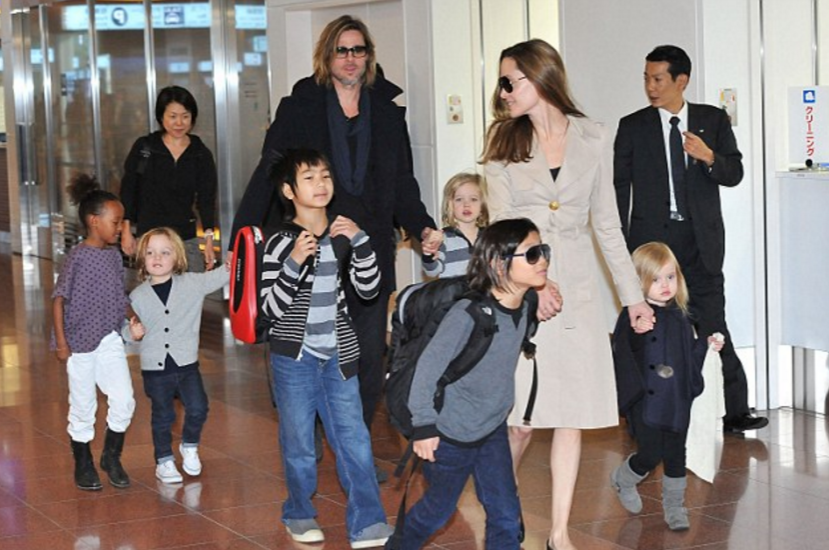 Angelina Jolie acusa a Brad Pitt por falta de apoyo económico a hijos - pitt-y-jolie