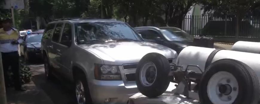 Detienen a tres personas con armas en Polanco