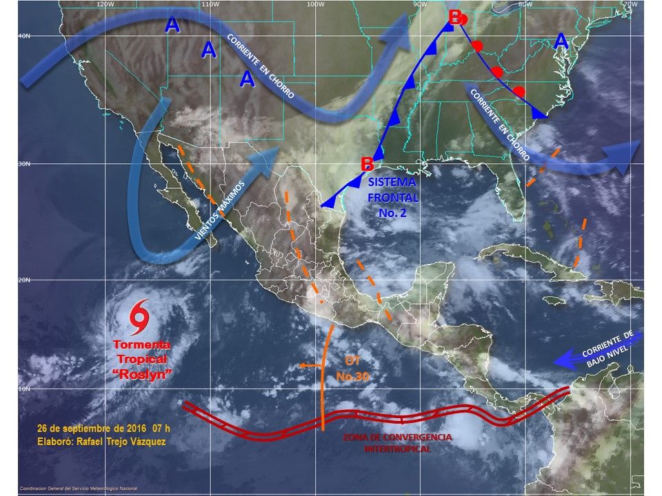 Frente frío 2 continuará afectando el norte del país - pronostico-2609-2