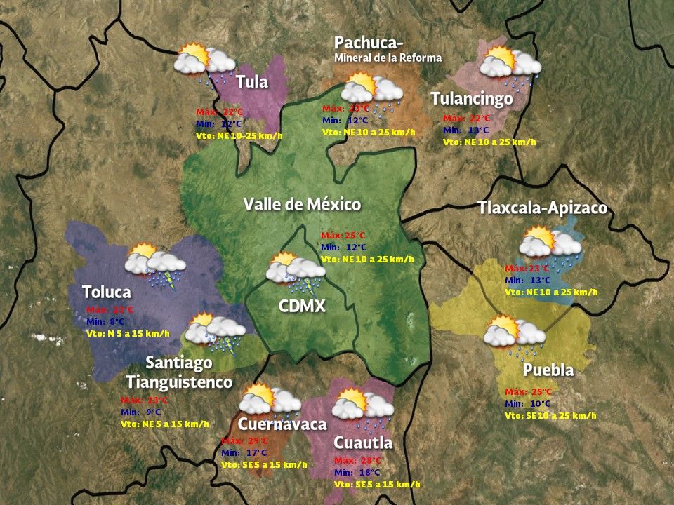 Lluvias afectarán norte, occidente y sur de México - pronostico-vdm-1-de-septiembre