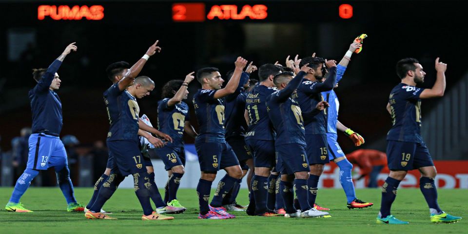 Pumas sigue dominando en CU, ahora vence a Atlas