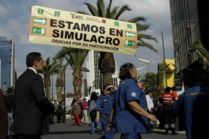 Megasimulacro el próximo lunes en la Ciudad de México - simulacro