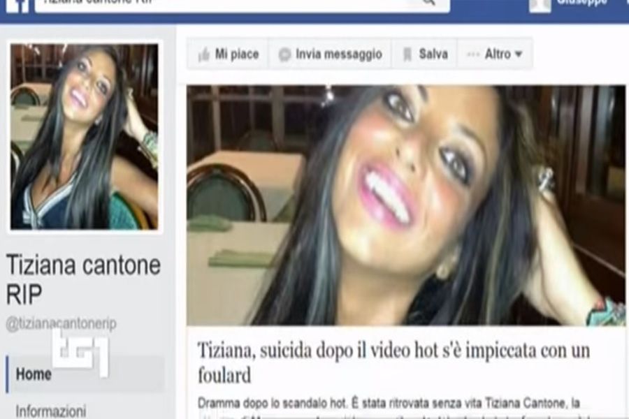 Joven italiana se suicida por un video difundido por su ex en redes