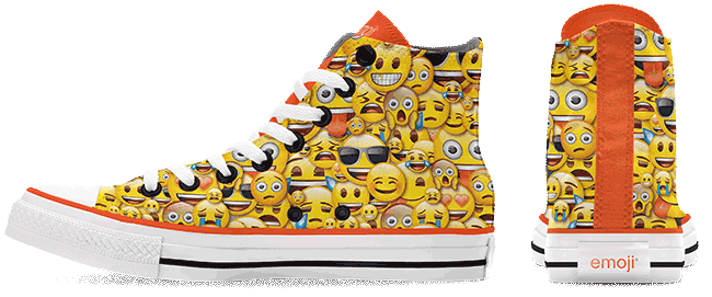 Él trajo los emojis al mundo real y fue un gran negocio - tenis-emoji