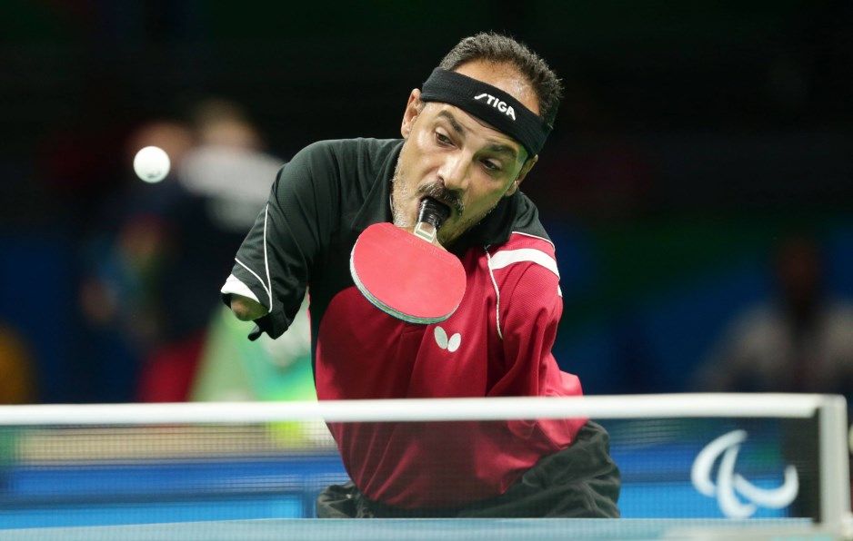 Ibrahim Hamadtou, el atleta que juega ping pong paralímpico sin manos - tenis