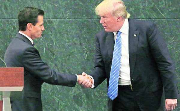 Trump buscará reunirse con Peña Nieto en Nueva York - trump-peña-nieto-1