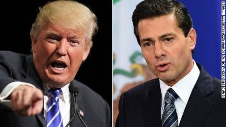 Peña Nieto y Donald Trump continúan discusión por el muro