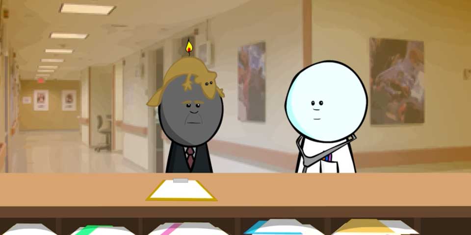 Unidad de Quemados. Donald Trump