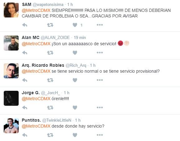 Reportan falla en la Línea 7 del Metro - usuarios-metro