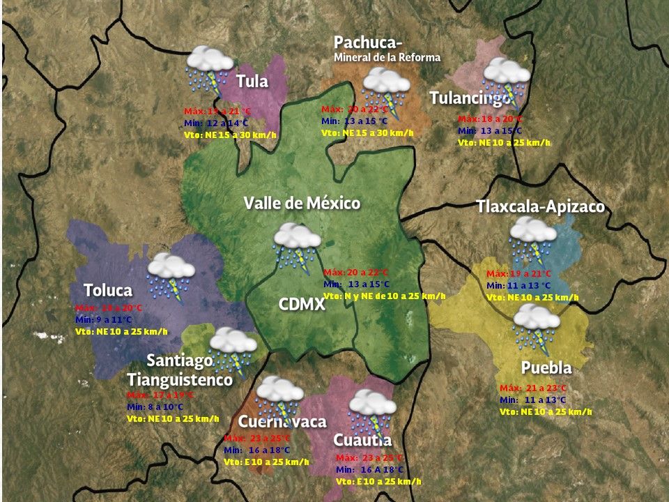 Se mantiene potencial de tormentas en todo México - vdm-2809