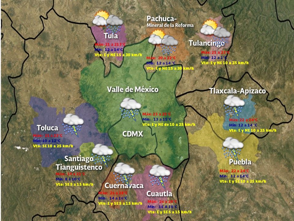 Se mantienen las lluvias en gran parte del país - vdm-3009