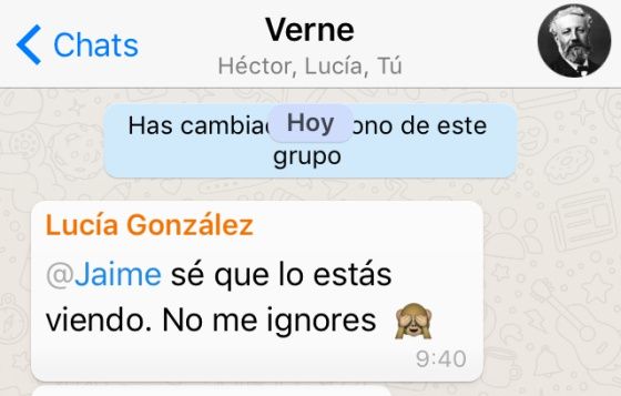 Ya se podrán hacer menciones por WhatsApp - verne