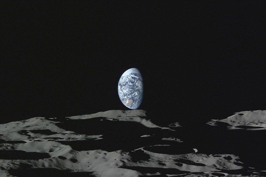 Video: la Tierra vista en HD desde la Luna