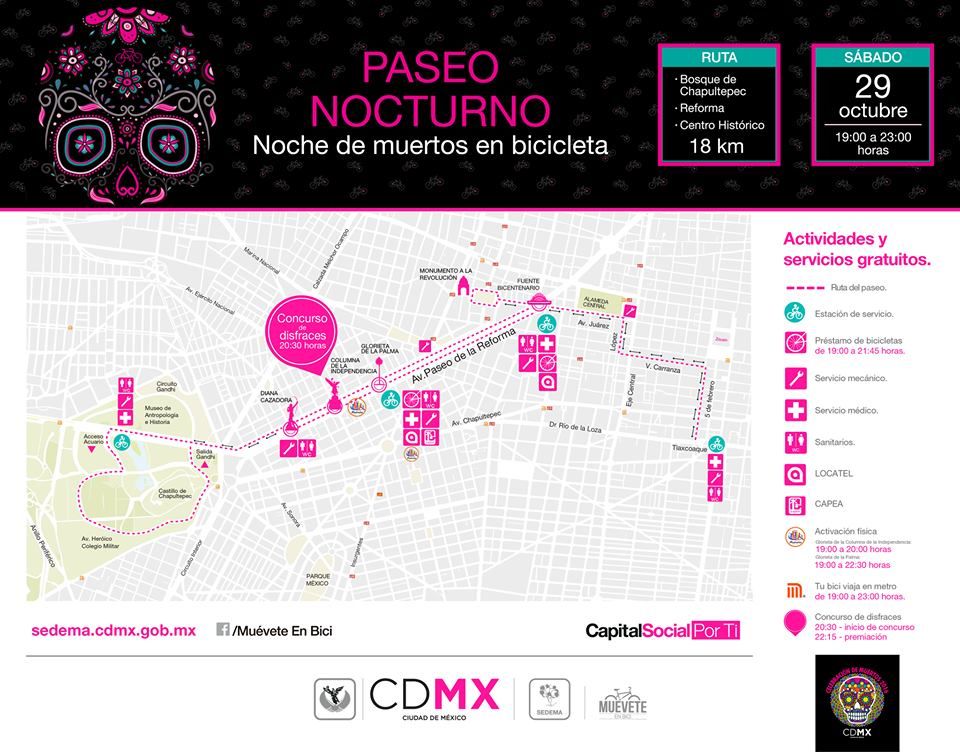 El próximo sábado se llevará a cabo la "Noche de Muertos en Bicicleta" - 14671249_928839523888868_257987067290320817_n