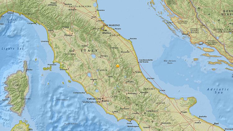 Dos sismos sacuden Italia - 5810f4cfc361887e2d8b46d6