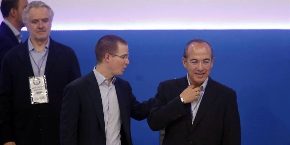 Ricardo Anaya pone en riesgo unidad del PAN: Felipe Calderón