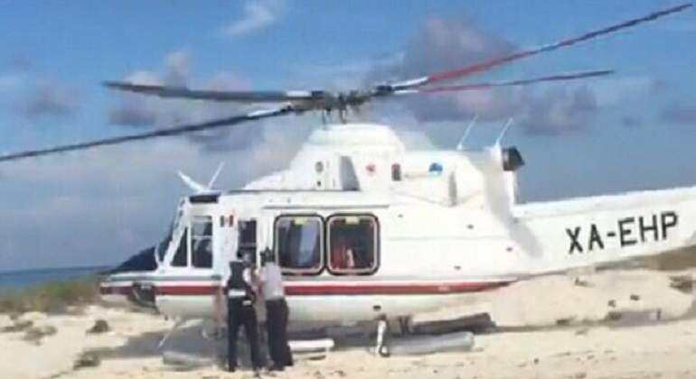 Podría llegar sanción de hasta 2 mdp por aterrizaje de helicóptero