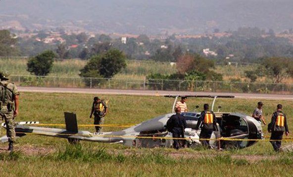 Dos muertos tras desplomarse helicóptero en Tamaulipas