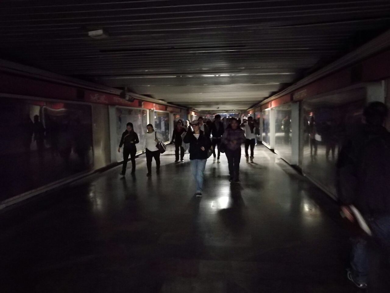 Se fue la luz en la estación Auditorio