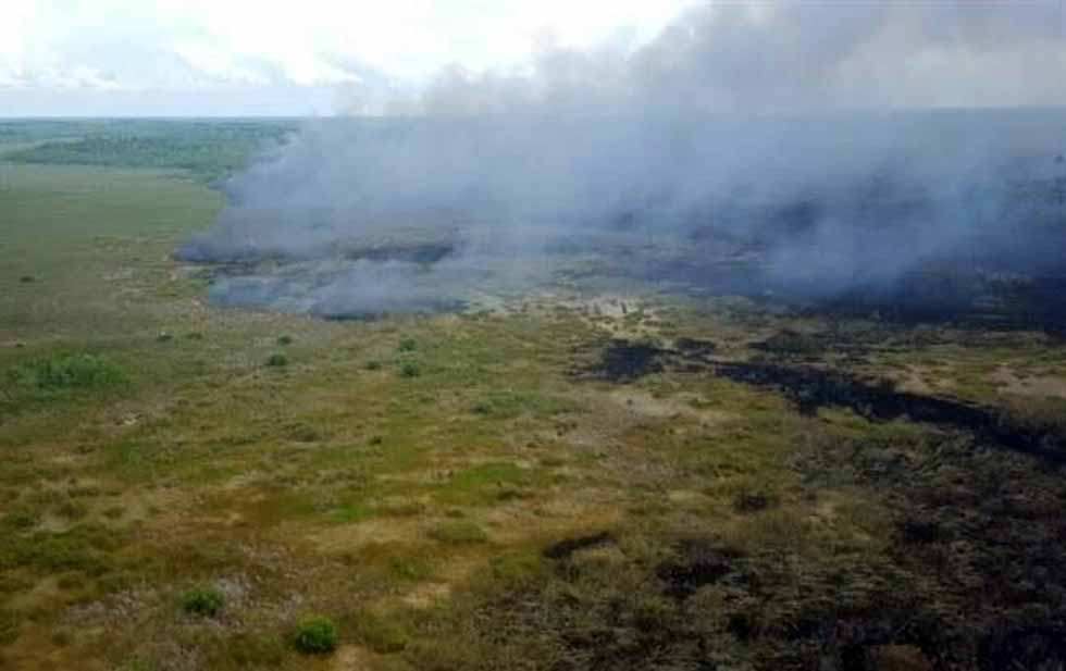 Controlan incendio de reserva en Yucatán