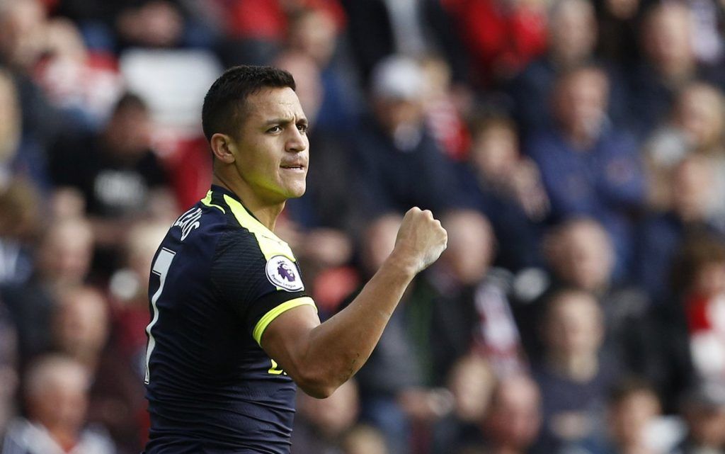 Dobletes de Alexis y Giroud dan cómodo triunfo al Arsenal - alexis-1024x641