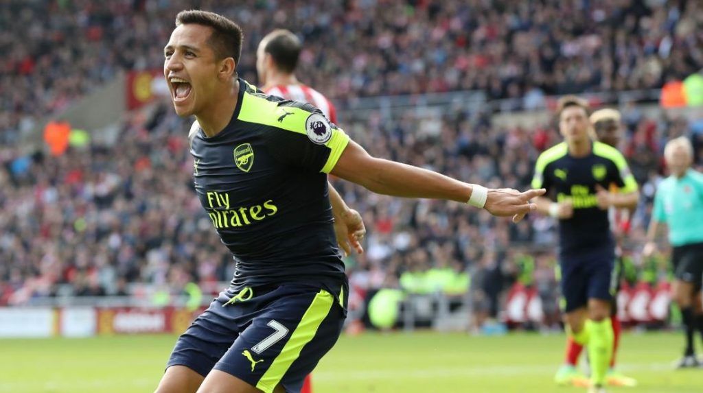 Dobletes de Alexis y Giroud dan cómodo triunfo al Arsenal - alexis-hernandez-1024x573