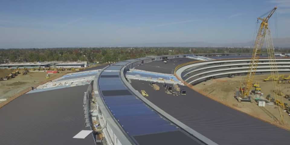Video: la nueva sede Apple vista desde un dron