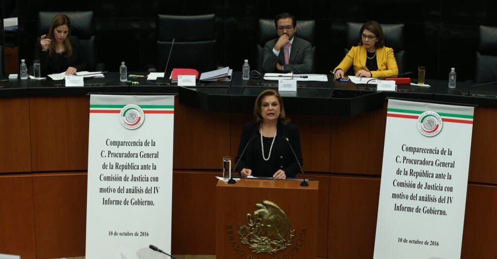 Prevé PGR nuevas excavaciones en fosas clandestinas de Iguala - arely-gomez-comparecencia-senado-1024x535