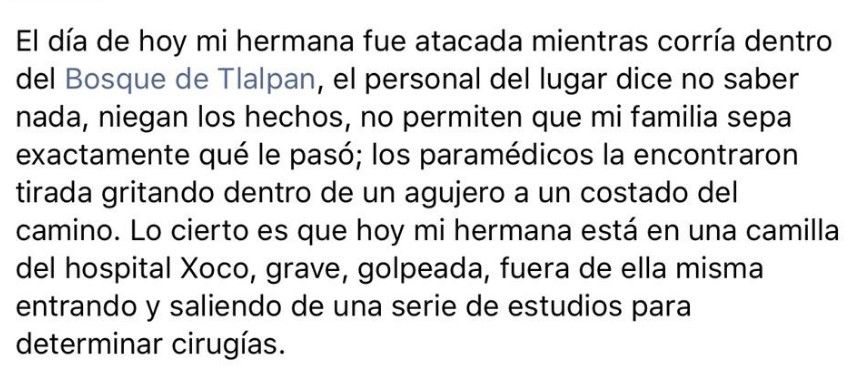 Atacan a corredora en el Bosque de Tlalpan - ataque-bosque-de-tlalpam