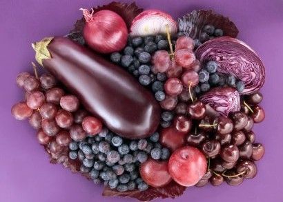 Los beneficios de frutas y verduras por su color - azul-morado