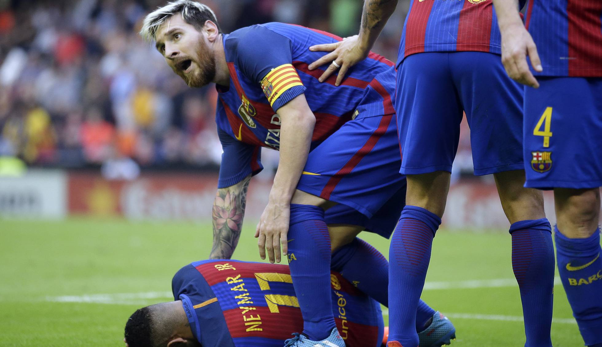 Rídicula y poco ejemplar actitud de jugadores del Barcelona: RFEF