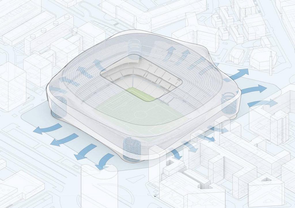 Así será el nuevo Santiago Bernabéu - bernabeu3-1024x723