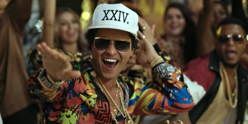 Bruno Mars lanza su nuevo sencillo “24K Magic”