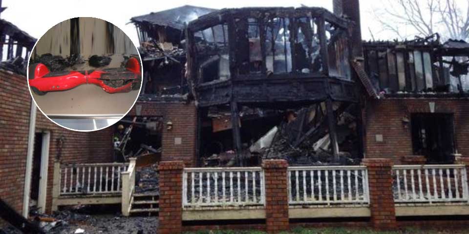 Familia demanda a Amazon tras perder su casa por hoverboard defectuosa Familia demanda a Amazon tras perder su casa por hoverboard defectuosa