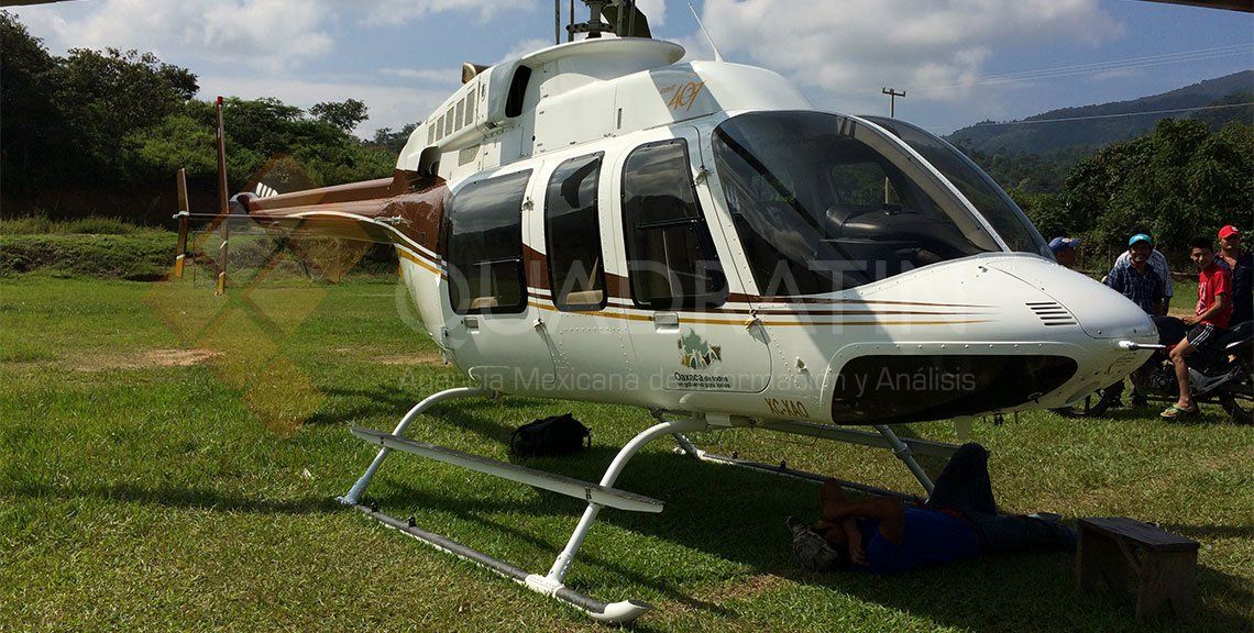 Liberan a cinco funcionarios y helicóptero retenidos en Oaxaca