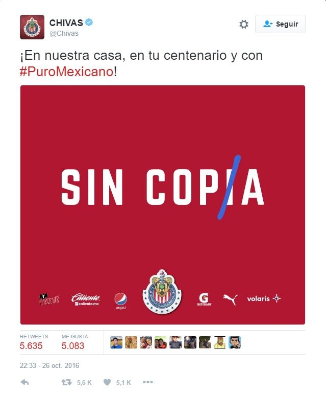 Chivas arruina Centenario del América - chivas