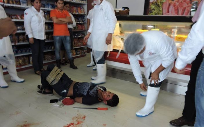 "El Escuadrón de la Muerte” captura a ladrón de carnicería en Tabasco - delincuente