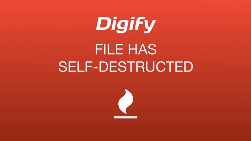 Aplicaciones para enviar mensajes que se autoeliminan - digify