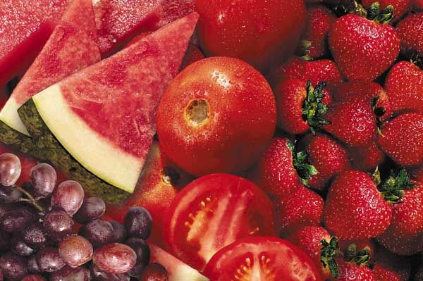 Los beneficios de frutas y verduras por su color - frutas-rojs