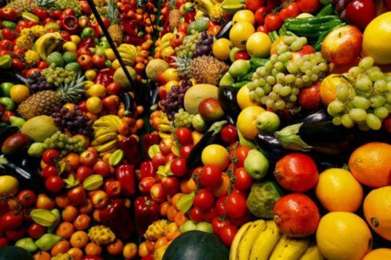 Los beneficios de frutas y verduras por su color