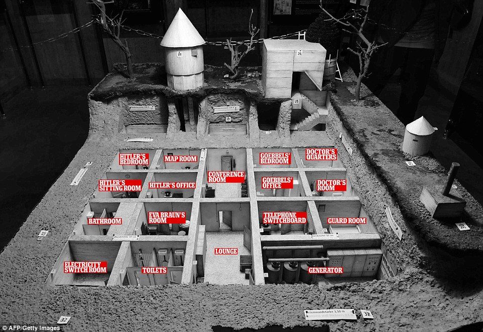 Así era el búnker de Hitler - hitler8