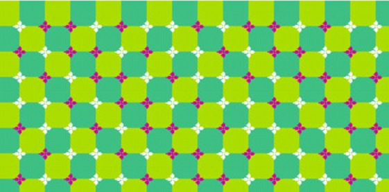 La ilusión de los puntos verdes que cautiva en internet