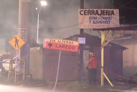 Incendian bar en Nuevo León