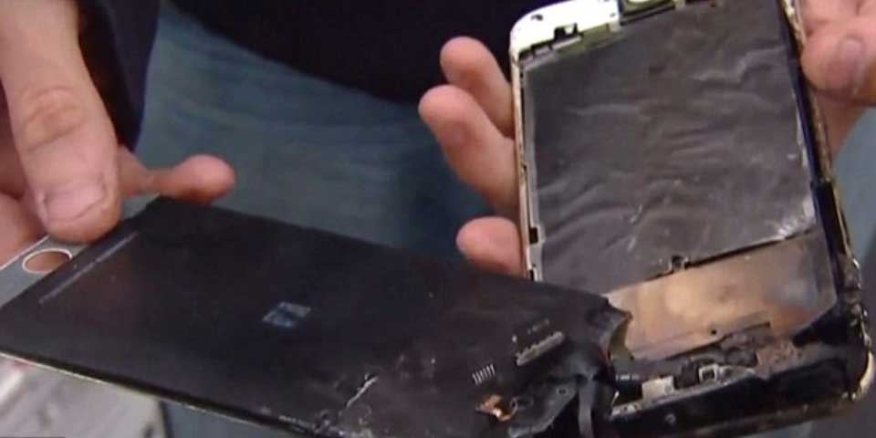 iPhone se incendia dentro de bolsa de estudiante